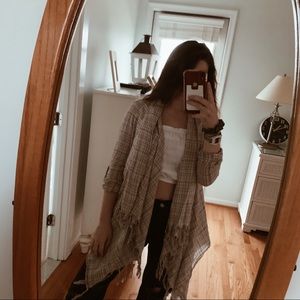Billabong flannel sweater